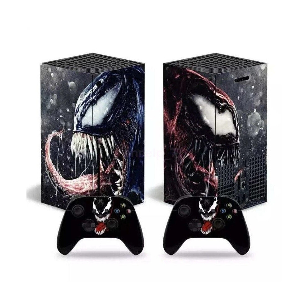Venom Xbox Series X Vinyl Skin Sticker Protector Decal Wrap Cover For Console New 6963793964352