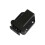 6 Pieces Touch Release Latches, Touch Latches with Screws, Push Open Latch for Doors, Cabinets and Drawers, Black 1
