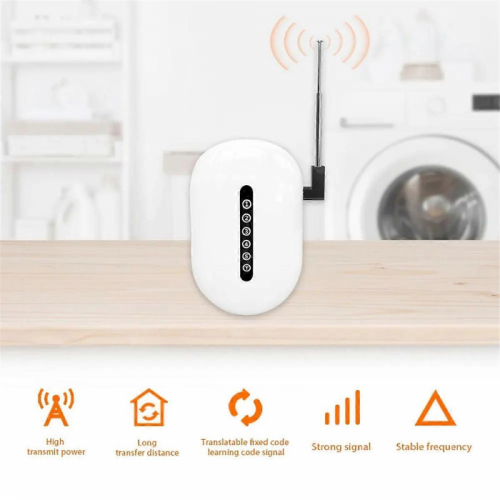 Wireless Extender 433MHz Long Range Booster Barrierefrei durch Wände für Home Alar 2