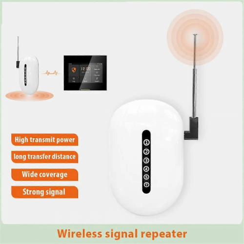 Wireless Extender 433MHz Long Range Booster Barrierefrei durch Wände für Home Alar 1