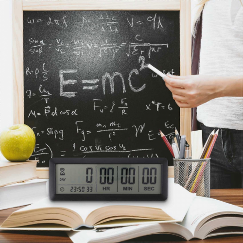 (schwarz) Große digitale Countdown-Tage-Timer-Uhr – 999 Tage Countdown-Uhr Timer kompatibel Graduation Lab Küche 1