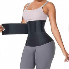(5 m) Taillentrainer für Frauen, unsichtbarer Wickel-Taillentrainer, Bauchwickel, Taillentrimmergürtel, verstellbarer Fitness-Trainingsgü