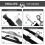 Hands-free dog leash with strap, 140-170 cm, adjustable, black 5