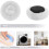 Round Soft Cat Bed - Calming & Stress Relieving Plush Mat, Comfortable Washable Donut Shaped Cat Bed - 40cm 4