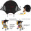 HuiYa sunshade for prams and buggies, black 2