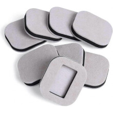 16 Pieces Reusable Felt Pads Furniture Caster Cups for Wooden Floors,Furniture Sliders Protect
