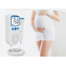 Fetal Doppler for Pregnancy, Heart Rate Monitor, Fetal Sound Detector for Babies, Blue