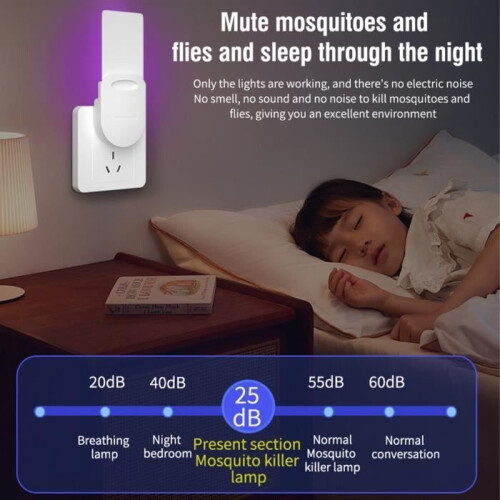 Mosquito Repellent Lamp - MOOHOP - Light Trap - 395 nm - Silent - Low Consumption 1