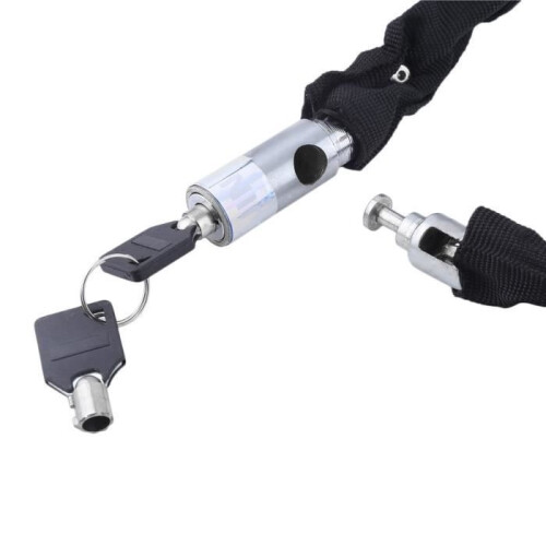 110 cm long anti-theft steel security lock for bicycles and motorcycles 2