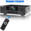 200W stereo amplifier tuner, Bluetooth, phono input, 2 auto zones, 5 HDMI calibrations 1