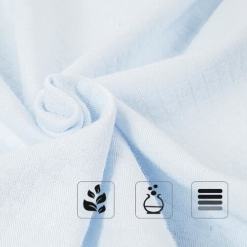 Memory Foam Pillow for Newborns, Washable, Breathable and Soft, Against a Flat Head – Blue 1
