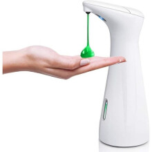 Automatic contactless liquid soap dispenser with infrared sensor for kitchen and bathroom
