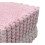 SURENHAP 10-Piece Interlocking Plush Foam Floor Mats, Pink and White, for Toddlers 4
