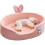 Pet Bed – VGEBY – Pink – Removable – Washable – Comfortable for small dogs and cats 1