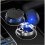 Car Ashtray with Lid – YSTP – 2-Pack – Fireproof – Anti-Theft Protection – Blue LED Light 3