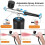 Complete airbrush set, high-pressure compressor, oxygen injector, for skin moisturizing and nail art 2