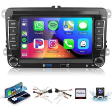 Car radio - PRUMYA - 7 inch - Wireless CarPlay - Bluetooth 5.1 - Double Din