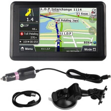 Universal Car GPS Navigator 5 Inch Touchscreen DDR256M 8GB MP3 FM Europe Map 508 HB007#104