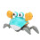 Zerone Crawling Crab Toy, Rechargeable Crawling Crab Toy, Automatically Avoid Obstacles, Baby Crab Toy 1