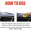 Car interior cleaning paste, cleaning cream with sponge for cleaning seats and upholstery 4
