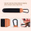 Stroller hook, multifunctional leather hook, stroller carabiner, diaper bag clip 3
