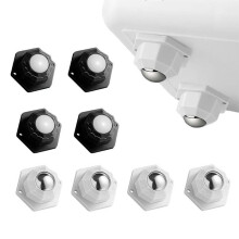 mini furniture wheels, self-adhesive, universal, 360