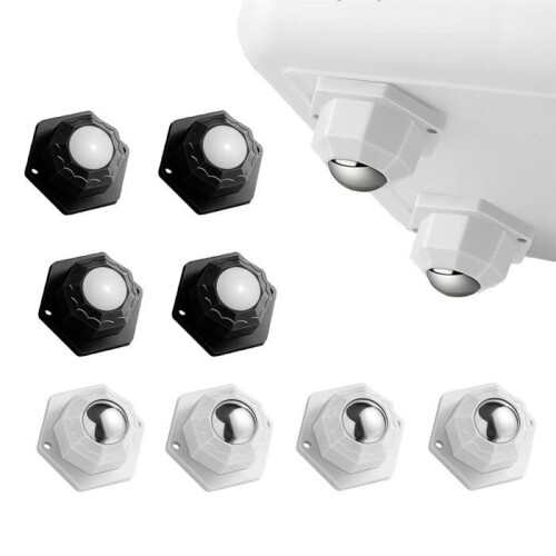 mini furniture wheels, self-adhesive, universal, 360