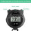 2-pack portable referee stopwatch, countdown sports stopwatch, children's running timer 3