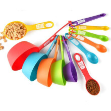 Measuring spoons, 12 pieces, plastic measuring cups, for measuring dry and liquid ingredients