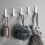 Self-adhesive wall hooks, 12 self-adhesive hooks, stainless steel self-adhesive hooks, white towel hooks 4
