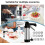 Manual stainless steel cookie machine, churros making kits, hollow churros machine 4