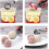 Stainless steel ice cream scoop with handy handle for serving ice cream 4