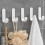 Self-adhesive wall hooks, 12 self-adhesive hooks, stainless steel self-adhesive hooks, white towel hooks 1