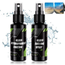 2-pack anti-fog windshield for motorcycle helmet, waterproof windshield and anti-fog glass