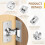 90 degree right angle sliding door lock, precision cast stainless steel 3