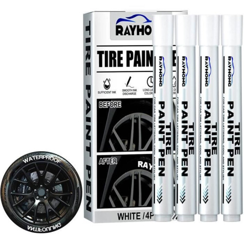 Car tire marker, tire touch-up pen, graffiti paint pen
