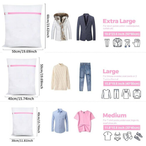 Laundry bag for washing machine, 5-pack laundry net bags for washing machine, laundry bag for articles 1