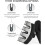 Manual knife sharpener with 3-stage ceramic sharpening stone, tungsten carbide and diamond 2