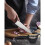 Manual knife sharpener with 3-stage ceramic sharpening stone, tungsten carbide and diamond 4