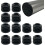 20 pieces seat tube protection caps (20 mm), plastic, with round point 1