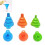 3-Pack Collapsible Silicone Funnels, 3 Sizes, Kitchen Funnel for Transferring Food Liquids 1