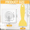 25-pack transparent adhesive hooks, maximum load 5 kg, transparent magic hook with squeegee, self-adhesive wall mount 2
