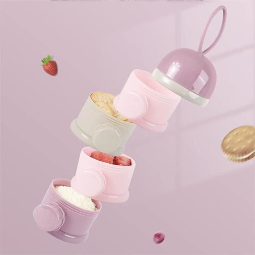 Milk powder dispenser, stackable bottle for infant formula, dosing box for milk powder dispenser 2