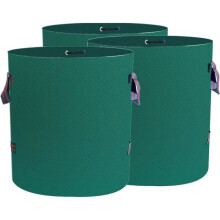 272L garden waste bags, green waste bags, garden bags, sturdy, waterproof, UV-resistant, foldable and reusable