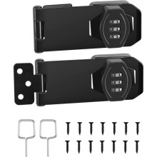 pieces door lock, door lock, lockable door stop, door target with digital code, night bolt lock for
