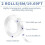 Extra strong double-sided tape, 2 pieces, transparent, versatile, traceable, removable and reusable 2