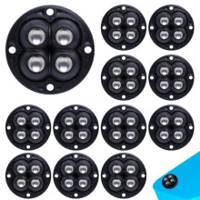 12 small furniture casters, 360 ball casters, 4-ball furniture casters, self-adhesive heavy-duty casters for boxes