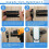 Door security chain, interior lock, heavy door lock, anti-theft protection, thick and durable chain 4