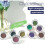 Chameleon Green Eyeshadow Palette, Metallic Glitter, Waterproof, Highly Pigmented Glitter Eye Makeup 3