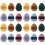 Make-up sponge, 24-pack make-up sponges, loose powder puff, suitable for foundation, concealer, powder 1